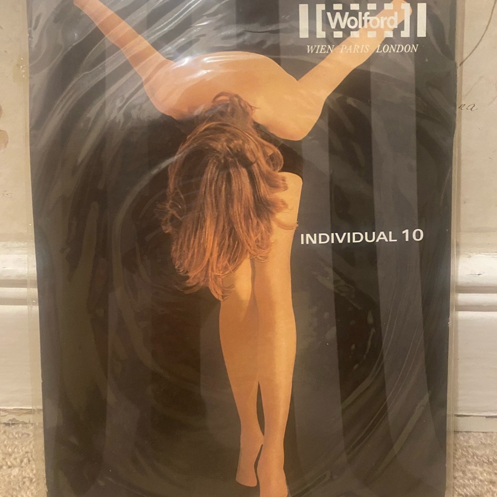 Wolford Individual 10 Tights in Admiral Blue